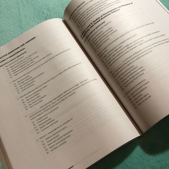 BARRON’S AP Human Geography EXAM REVIEW BOOK - Picture 4 of 6